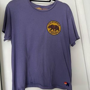 Aviator nation parks crop T shirt